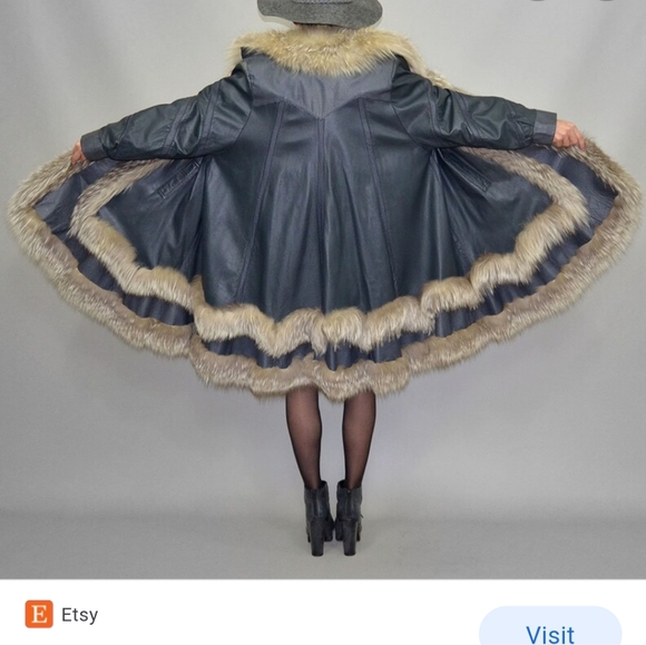 TSONAS leather bolero jacket - Picture 5 of 6